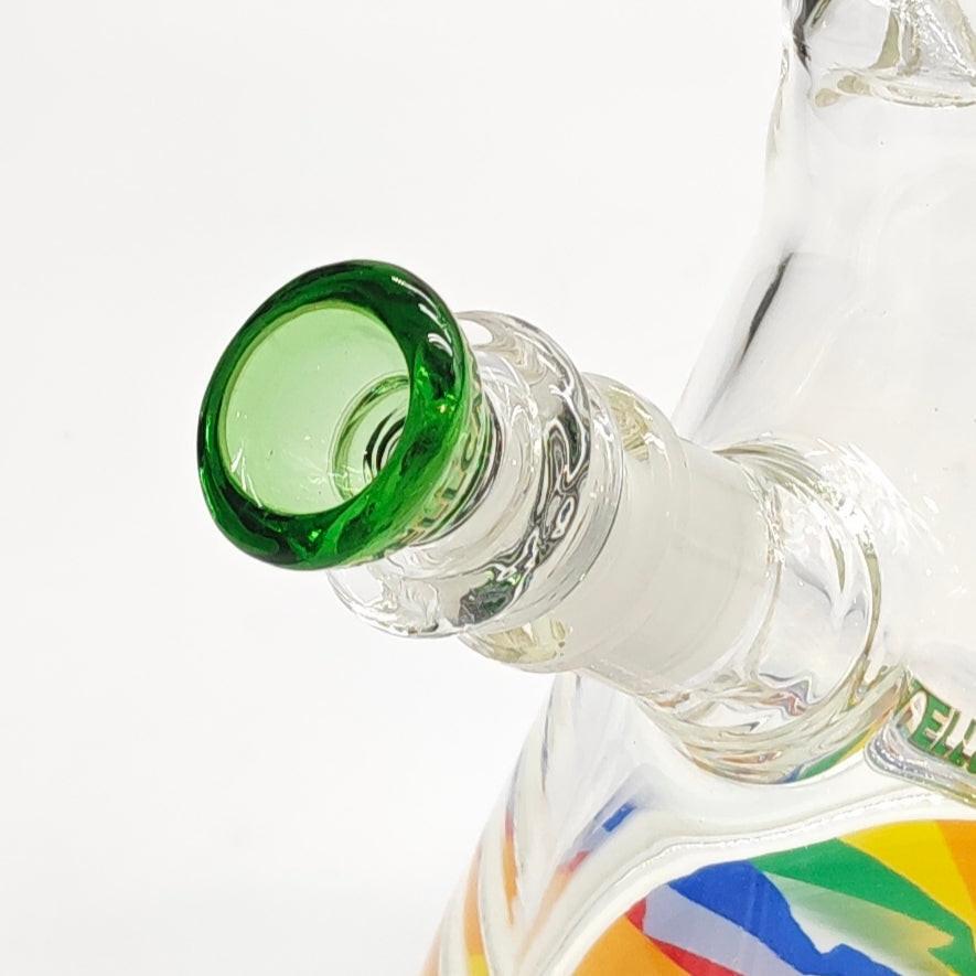 Wellcan | 15" 7mm Psychedelic Thickened Beaker Glass Bong