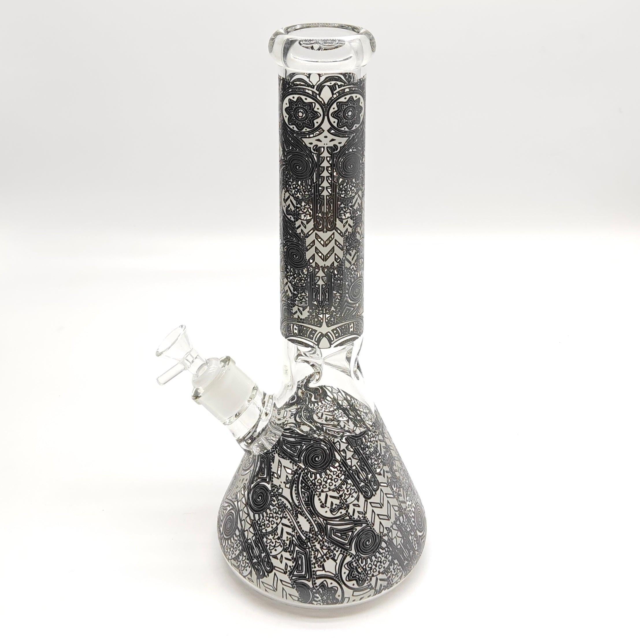 14" Glow in the dark 5mm Beaker Glass Bong Secondary image