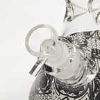 14" Glow in the dark 5mm Beaker Glass Bong