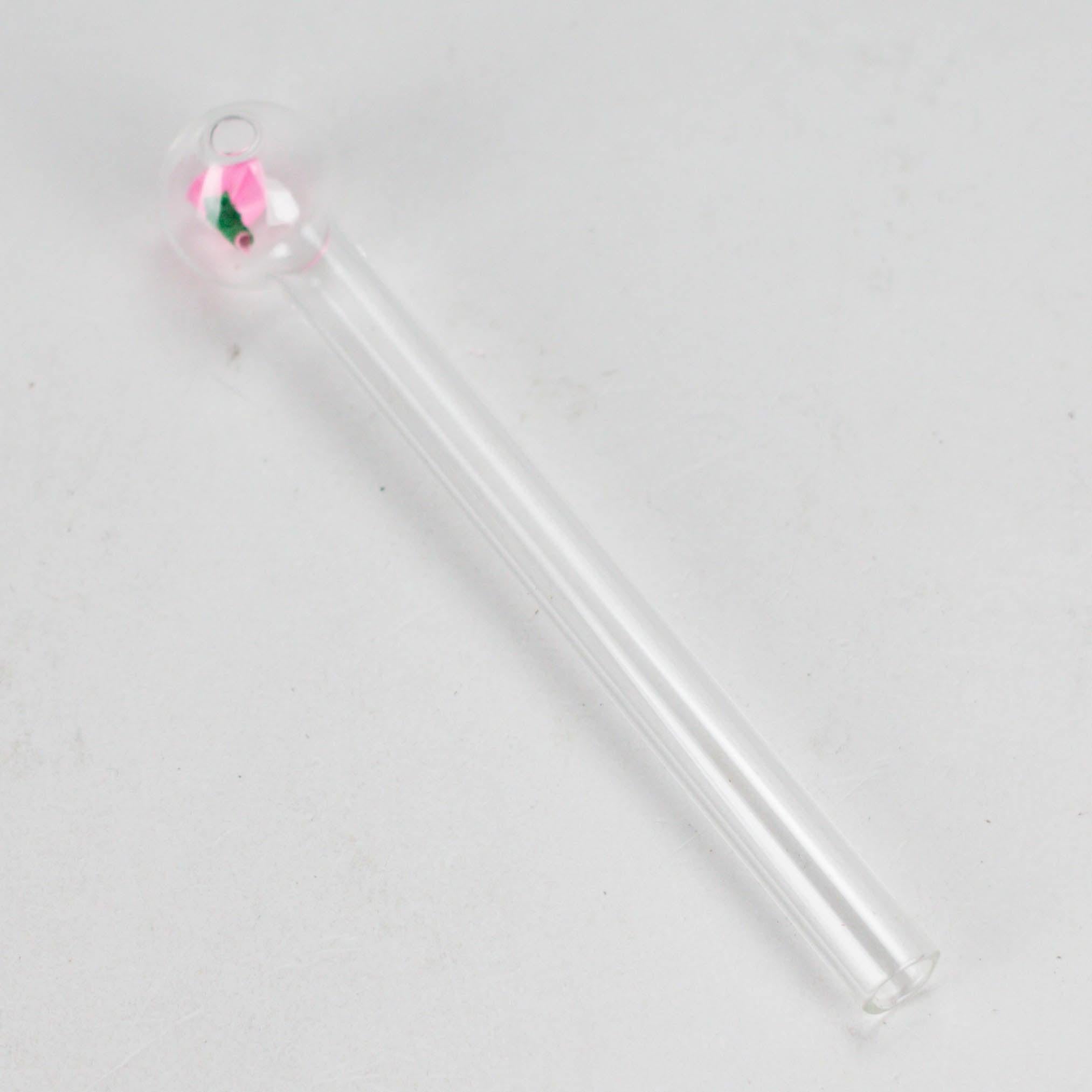 Clear Rose Oil Burner Pipe – Pack of 4