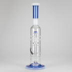 Armani Glass | 16" Double Percolator Bong – Premium Dual-Chamber Water Pipe
