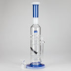 Armani Glass | 16" Double Percolator Bong – Premium Dual-Chamber Water Pipe