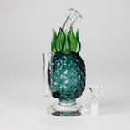 7.5" PinePop Glass Bong – Pineapple Shaped, 5mm Thick Glass