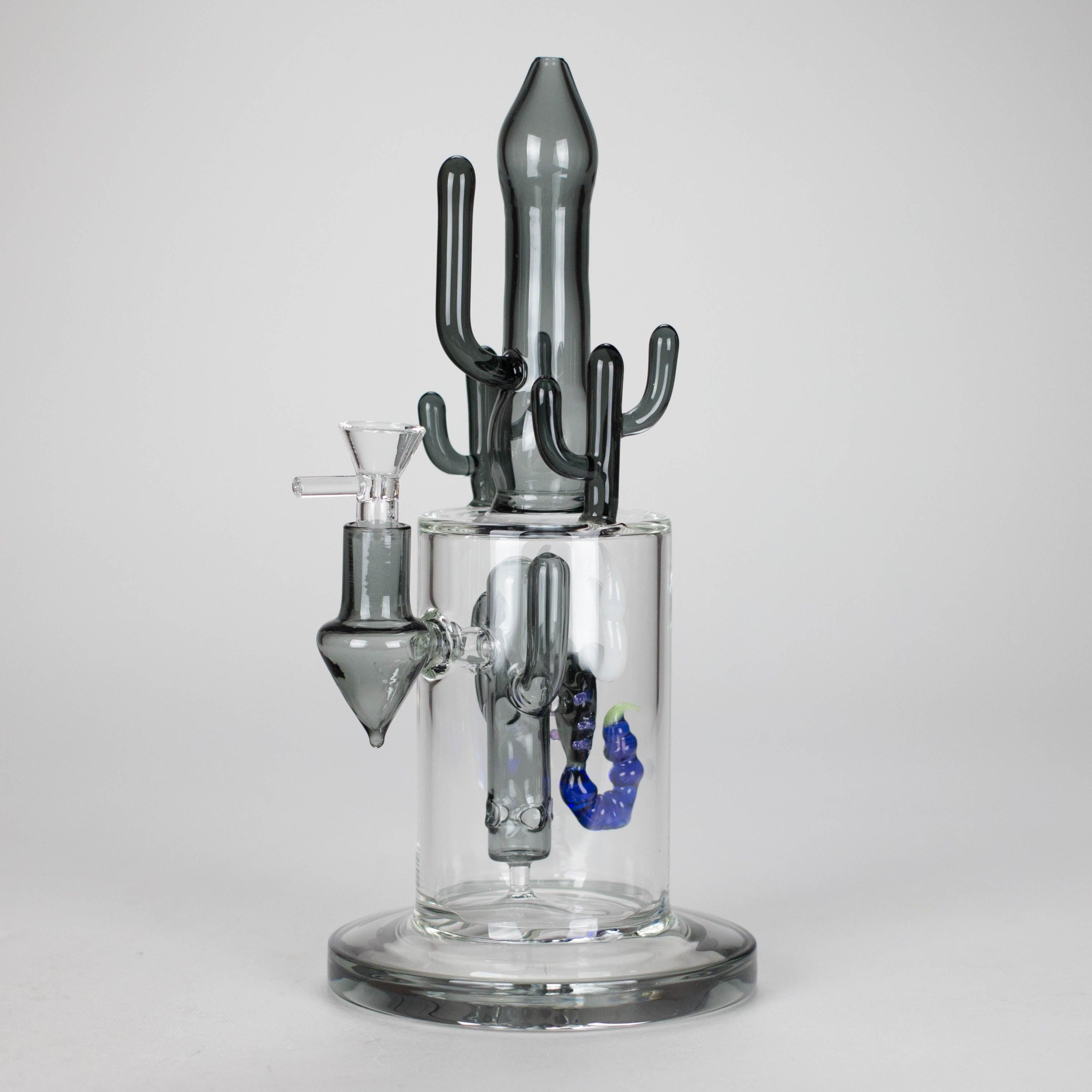 11.5" Cactus Glass Bong