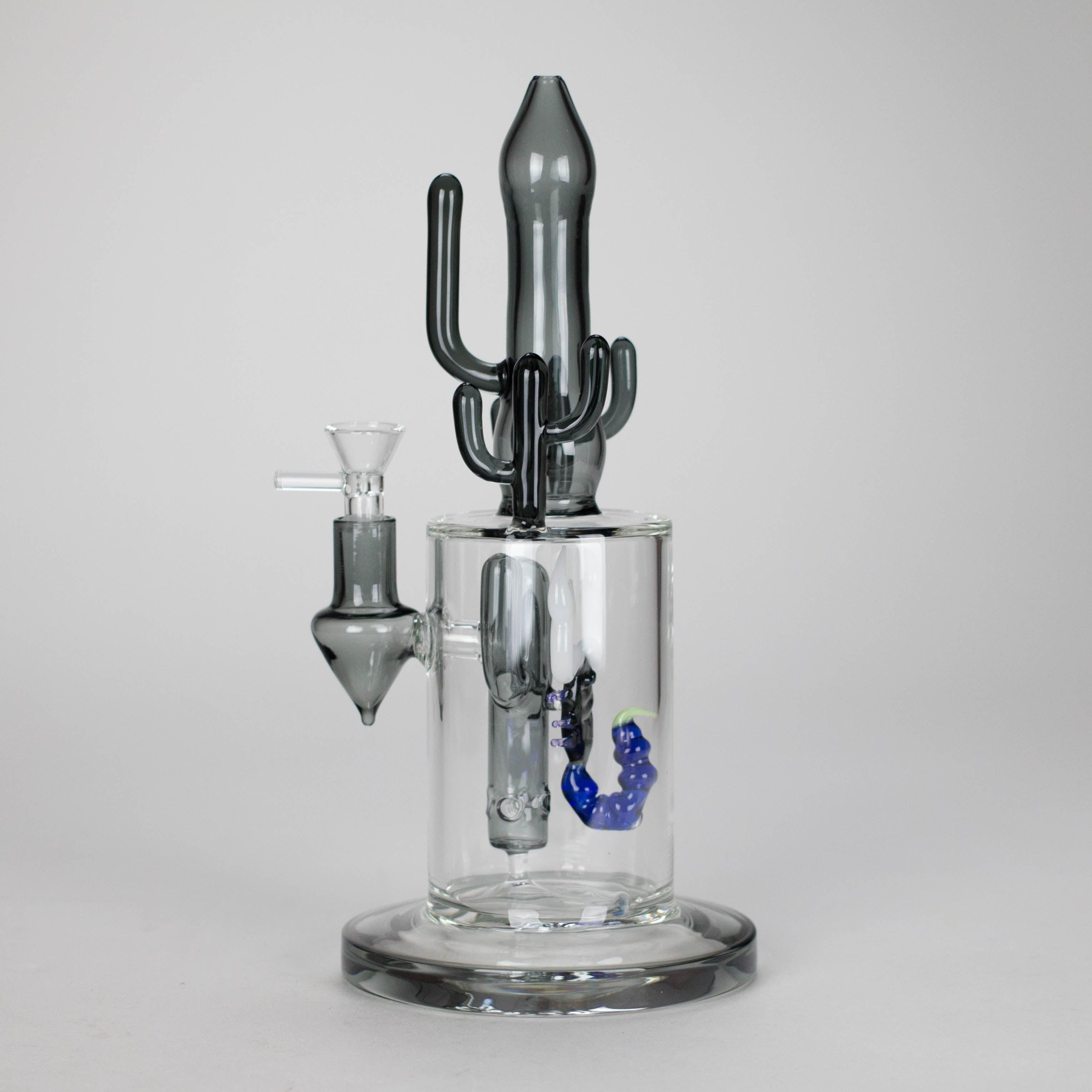 11.5" Cactus Glass Bong