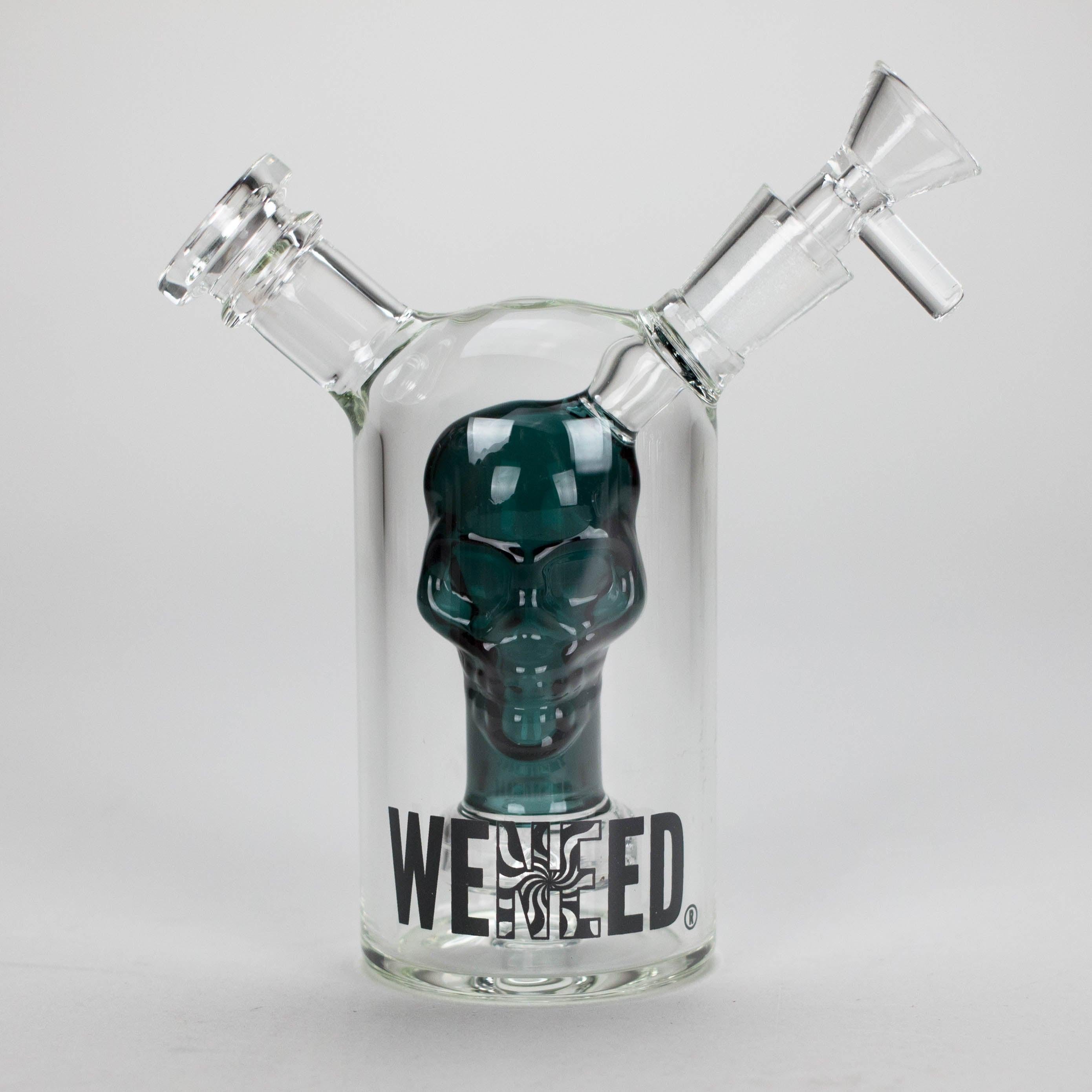 WENEED | 5" NoirSkull Glass bong