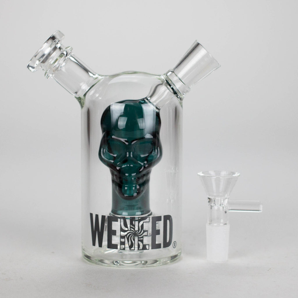 WENEED | 5" NoirSkull Glass bong