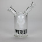WENEED | 5" NoirSkull Glass bong