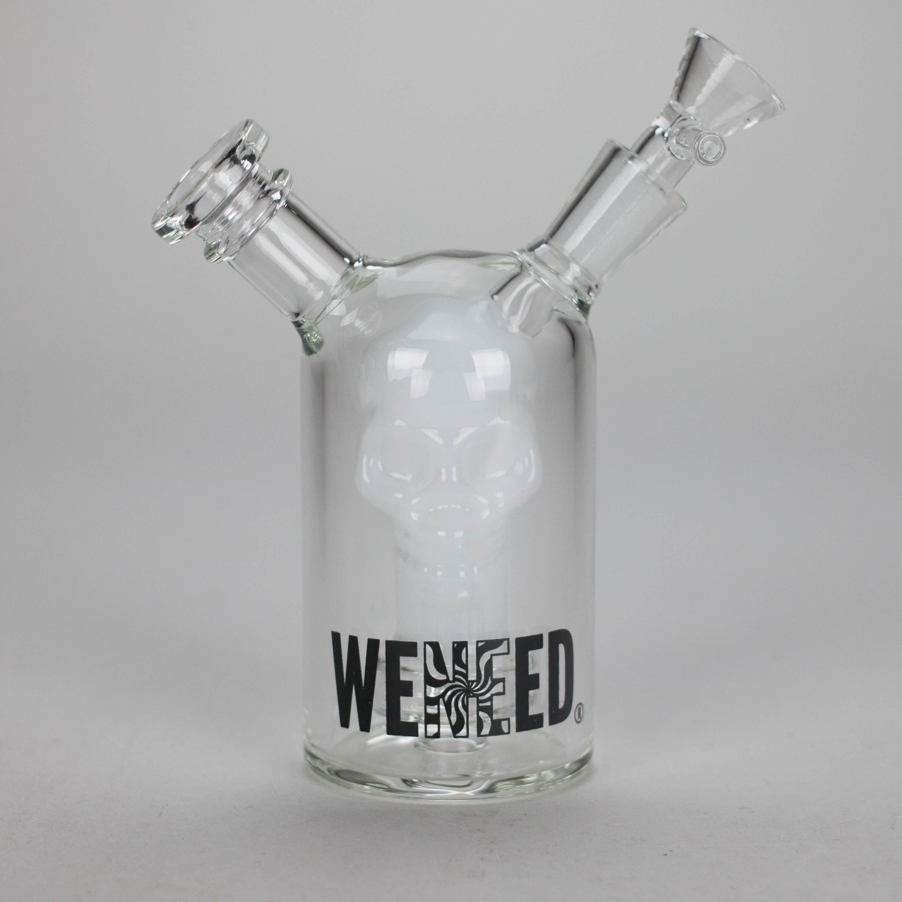 WENEED | 5" NoirSkull Glass bong