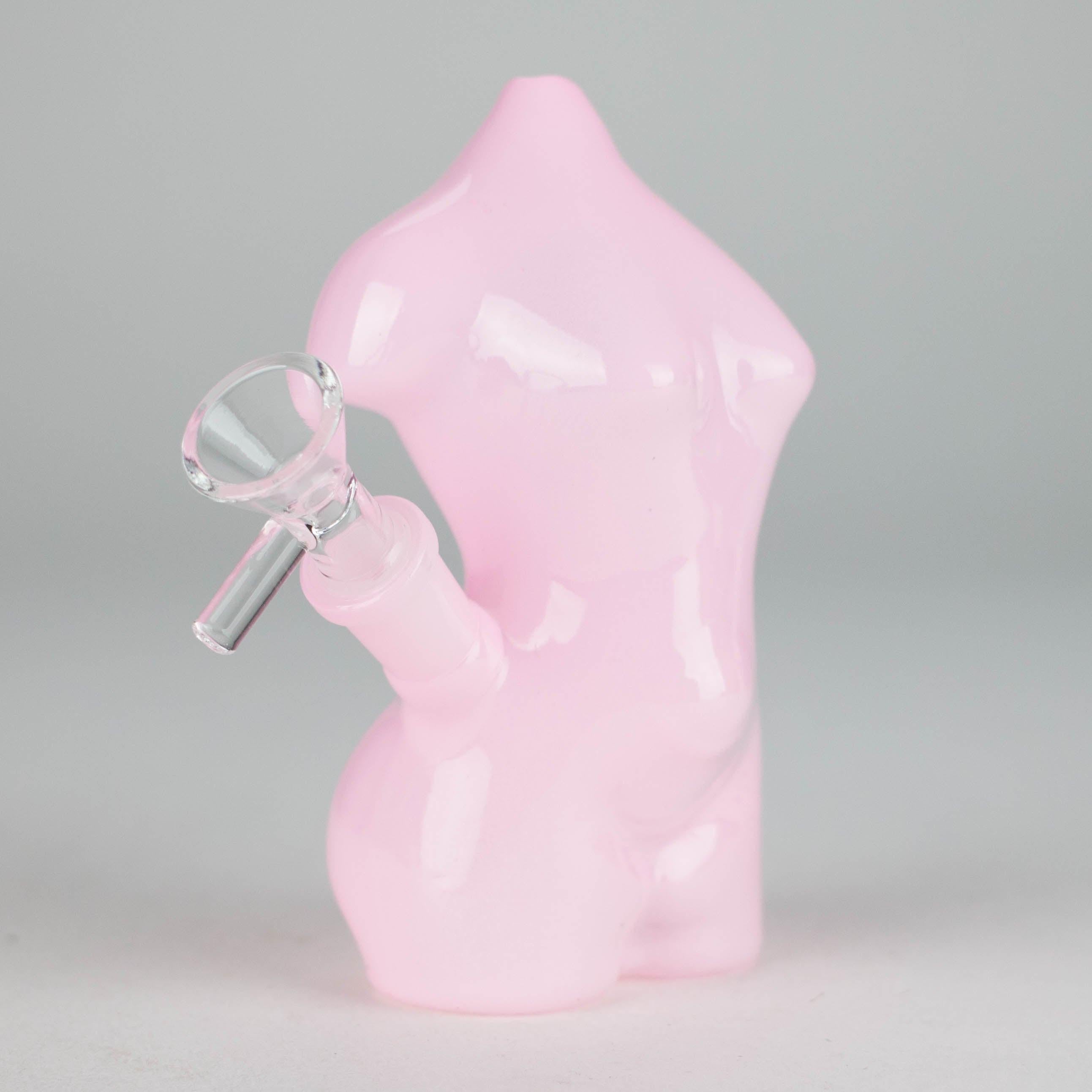 5.5" Curvy Glass Bong