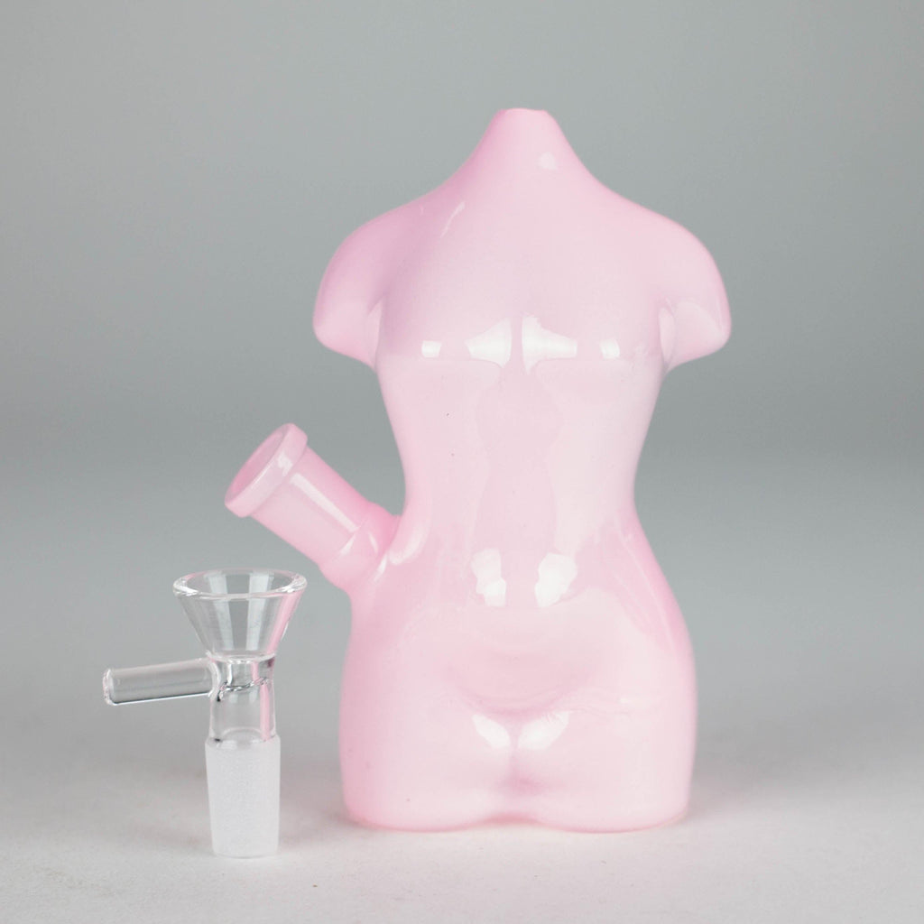 5.5" Curvy Glass Bong