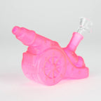 8.5" Neon Cannon Glass Bong