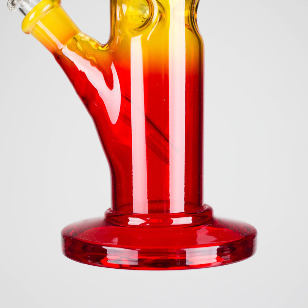 10" Rasta Straight Tube Water Pipe with Ice Catcher