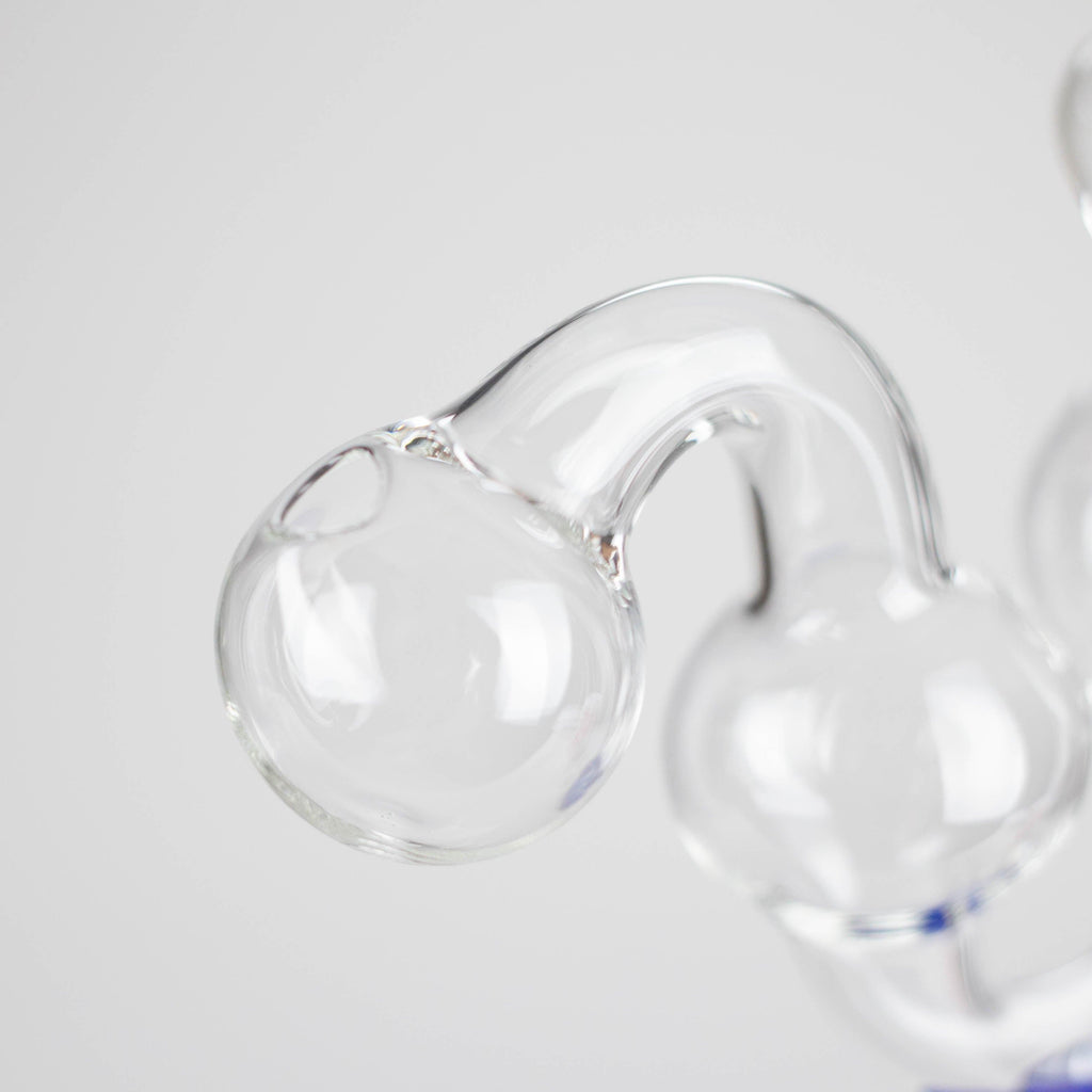 6" Stand Oil Burner Pipe – 2-Pack | Durable Glass, Assorted Colors