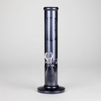 10" Straight Tube Water Pipe with Ball Pattern | Durable Glass – Assorted Colors