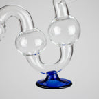 6" Stand Oil Burner Pipe – 2-Pack | Durable Glass, Assorted Colors