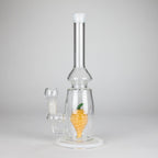 13" Glass Water Pipe with Pineapple Diffuser -Assorted Colors