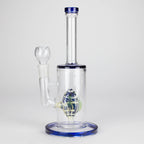 10" Glass Water Pipe with Fish Water Diffuser – Assorted Colors