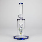 10" Glass Water Pipe with Fish Water Diffuser – Assorted Colors