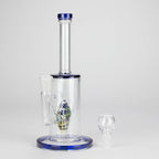 10" Glass Water Pipe with Fish Water Diffuser – Assorted Colors