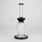 10" Glass Water Pipe with Showerhead Diffuser – Assorted Colors