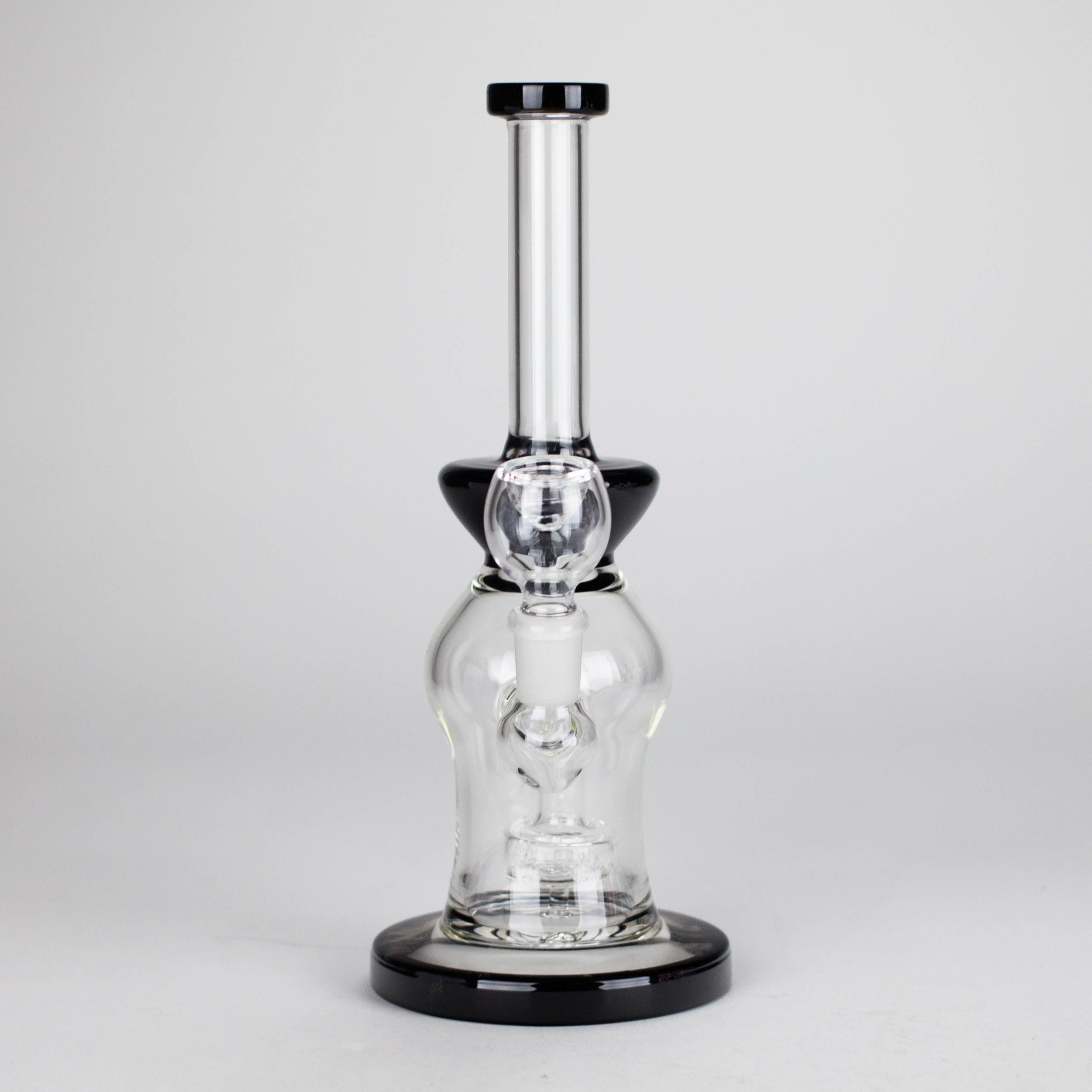 10" Glass Water Pipe with Showerhead Diffuser – Assorted Colors