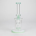 8" Glass Water Pipe with Showerhead Diffuser – Assorted Colors