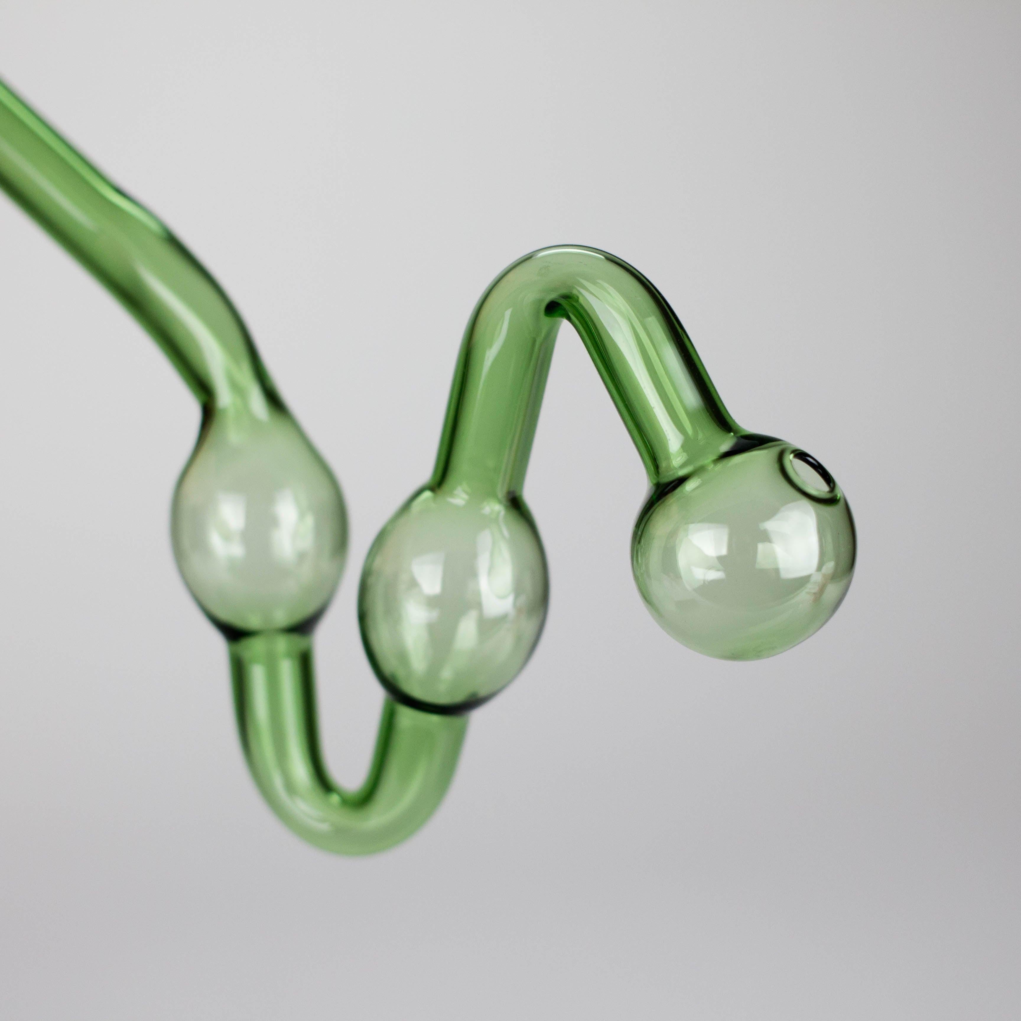 8" Oil Burner Color Tube Pipe – 2-Pack | Durable Glass, Assorted Colors Secondary image