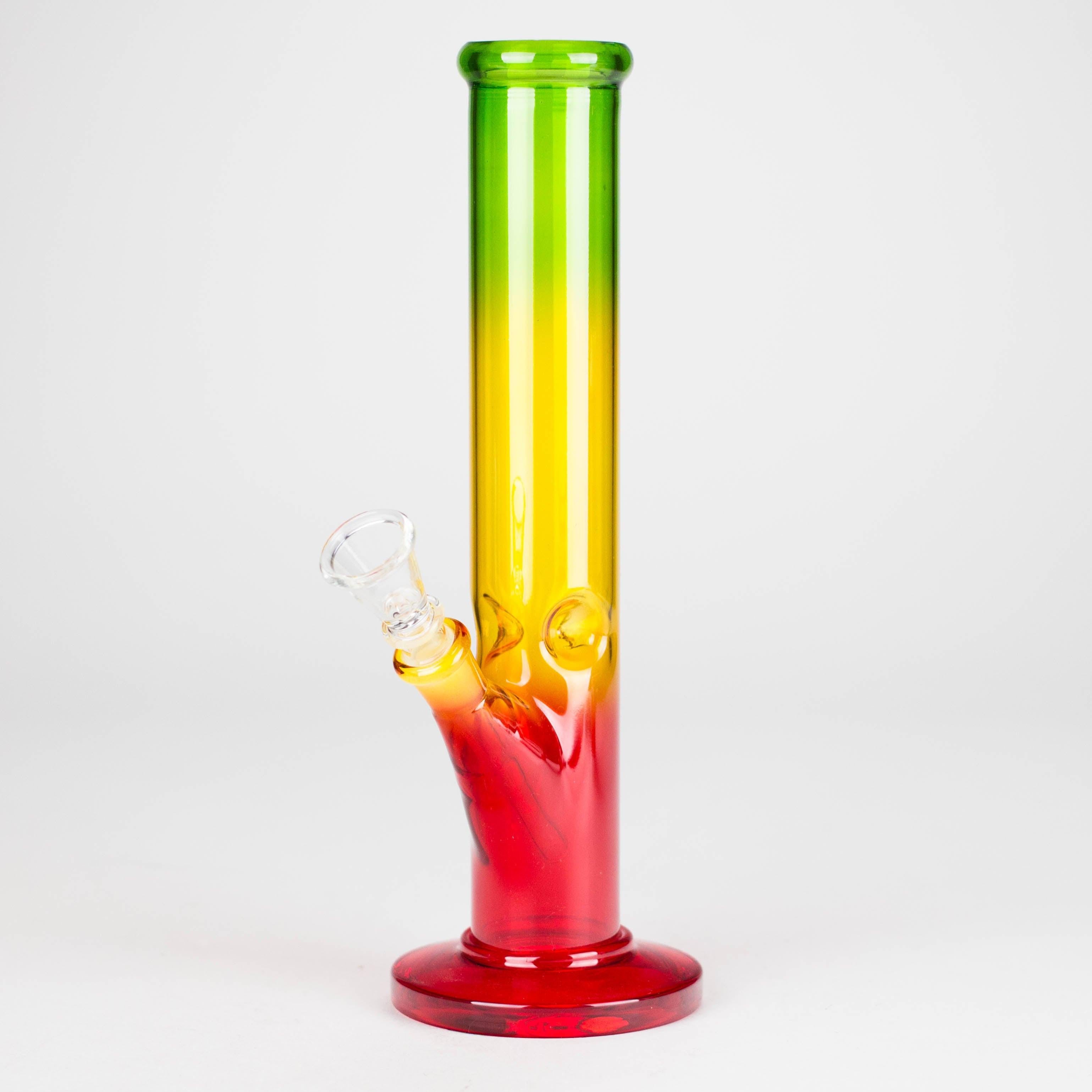 10" Rasta Straight Tube Water Pipe with Ice Catcher Main image