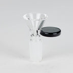 Glass bowl with  color round handle for 14 mm Pack of 3