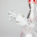 14" 7mm Glass Beaker Bong with Kitty Design and Ice Catcher