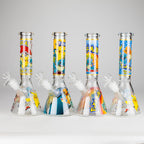 10" 5mm Glass Beaker Bong with Cartoon Design