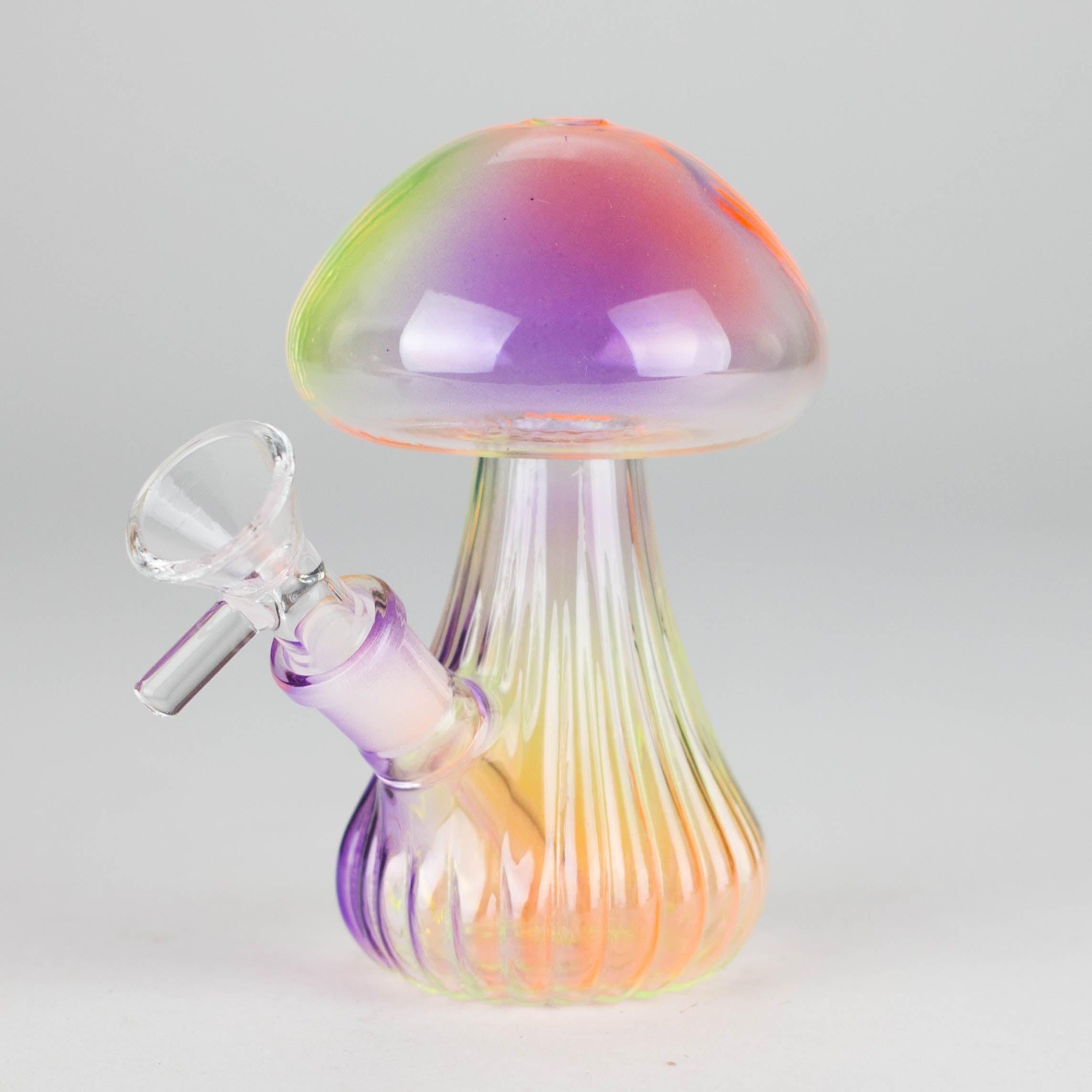 5" Magic Mushroom Glass Bong – Compact & Whimsical Design Secondary image