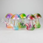 5" Magic Mushroom Glass Bong – Compact & Whimsical Design