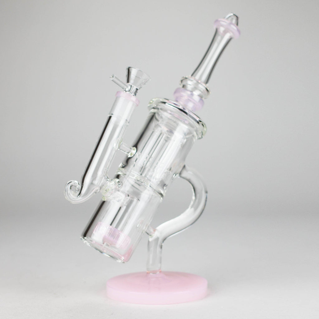 8.5" AlchemiQ Glass Bong