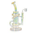 Red Eye Tek® | 9.5" Tall Metallic Terminator Finish Glitch Klein Recycler Rig