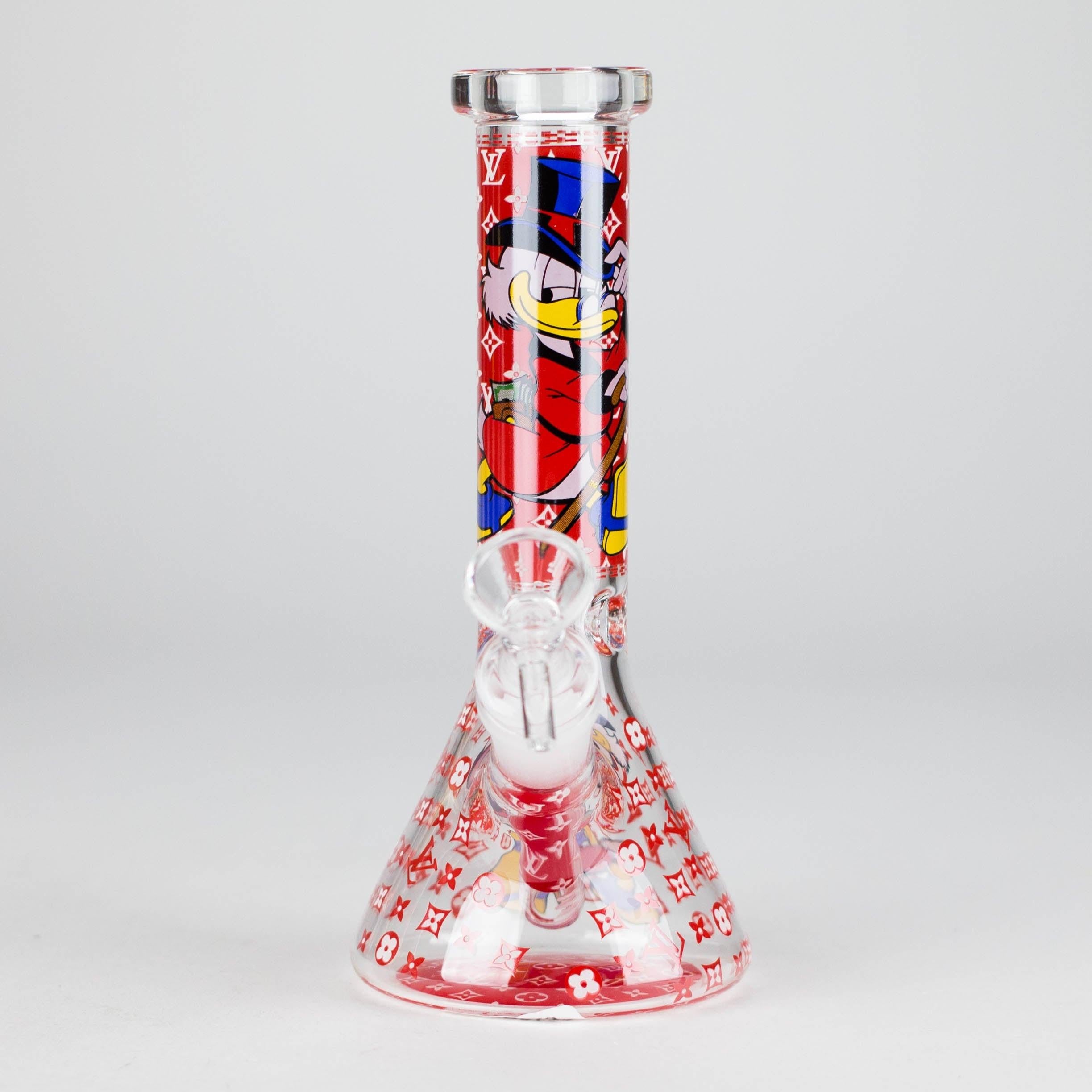 7.5" Glow-in-the-Dark Cartoon Beaker Bong – [PIP879]