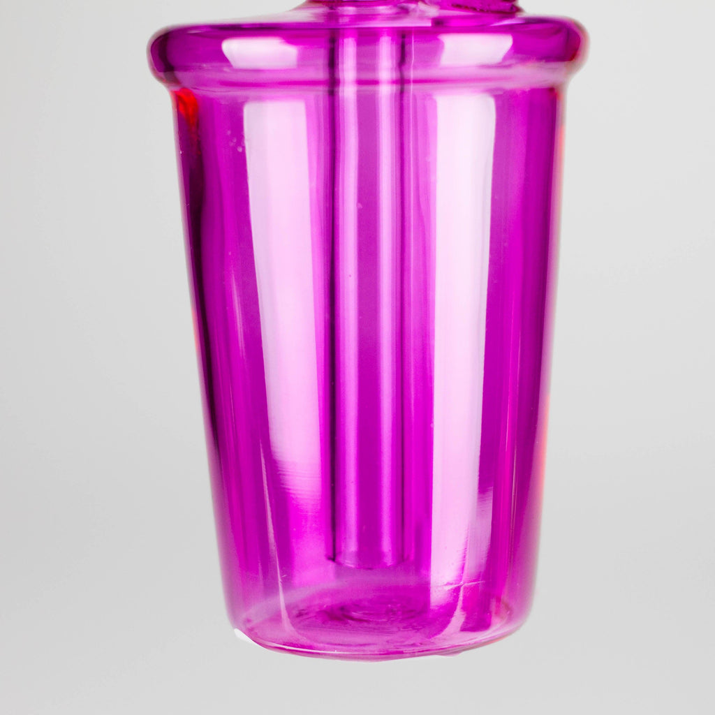 5" Coffee Cup Oil Bong – Neon Galactic Glow Design [PIP668]