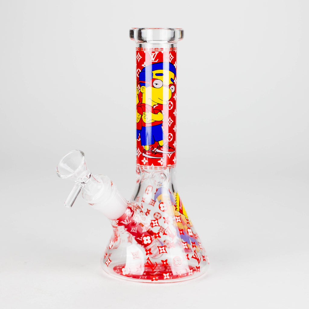 7.5" Glow-in-the-Dark Cartoon Beaker Bong – [PIP879]