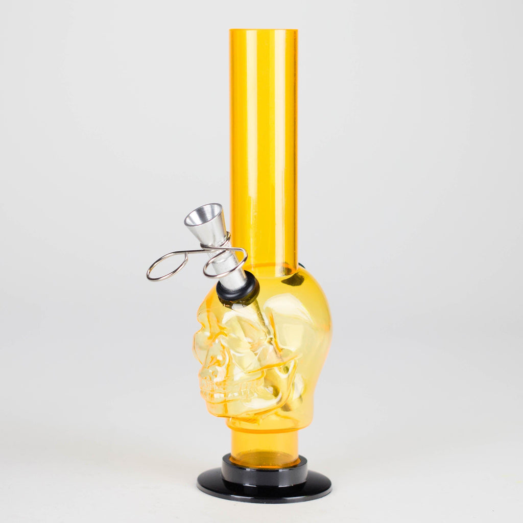 Acrylic 8" Skull Shape Water Pipe – [PIP2847]