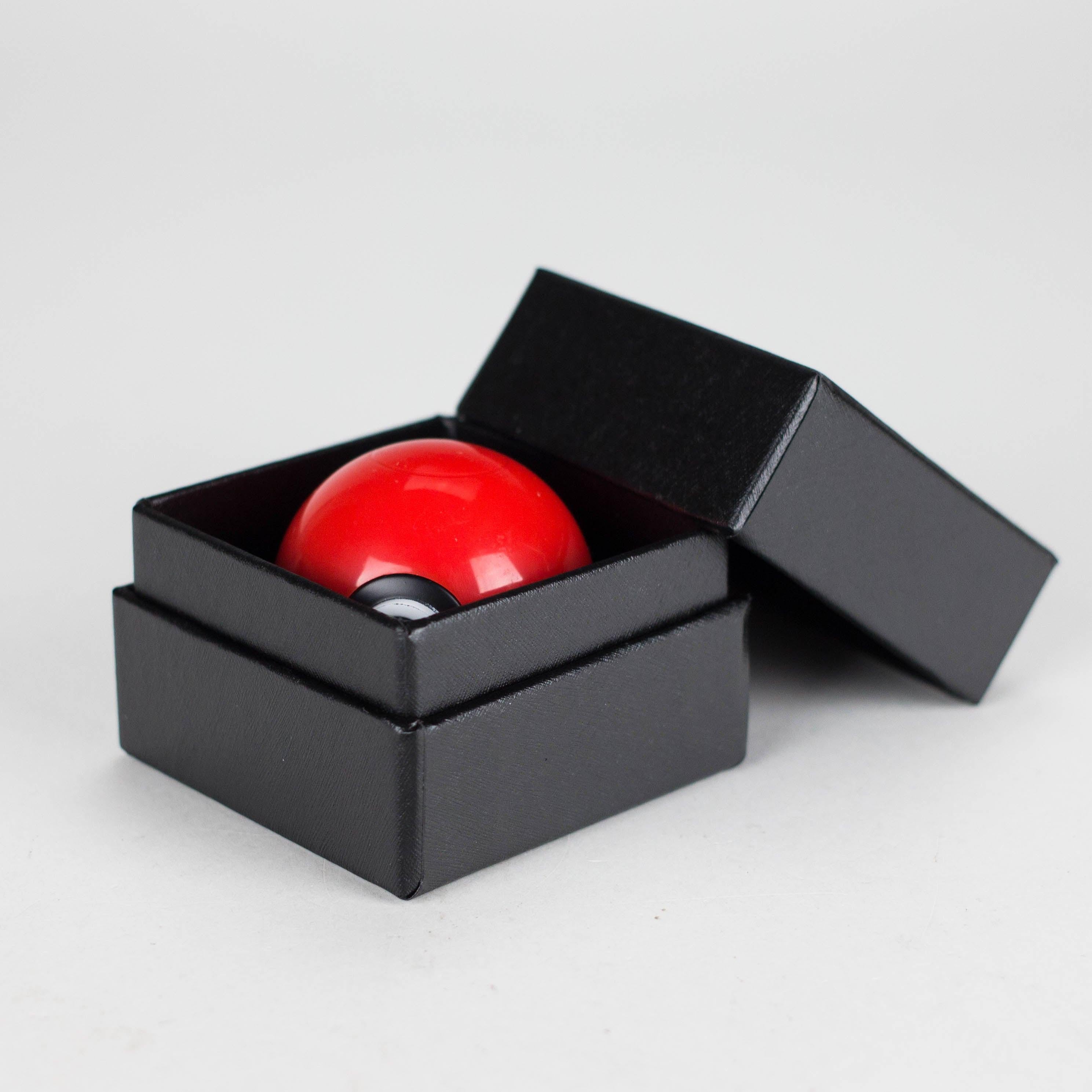 Character Grinder – 3-Part Herb and Tobacco Grinder | 53mm Red Ball Design