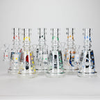 6.5" Gorillux Glow in the dark Glass Bong