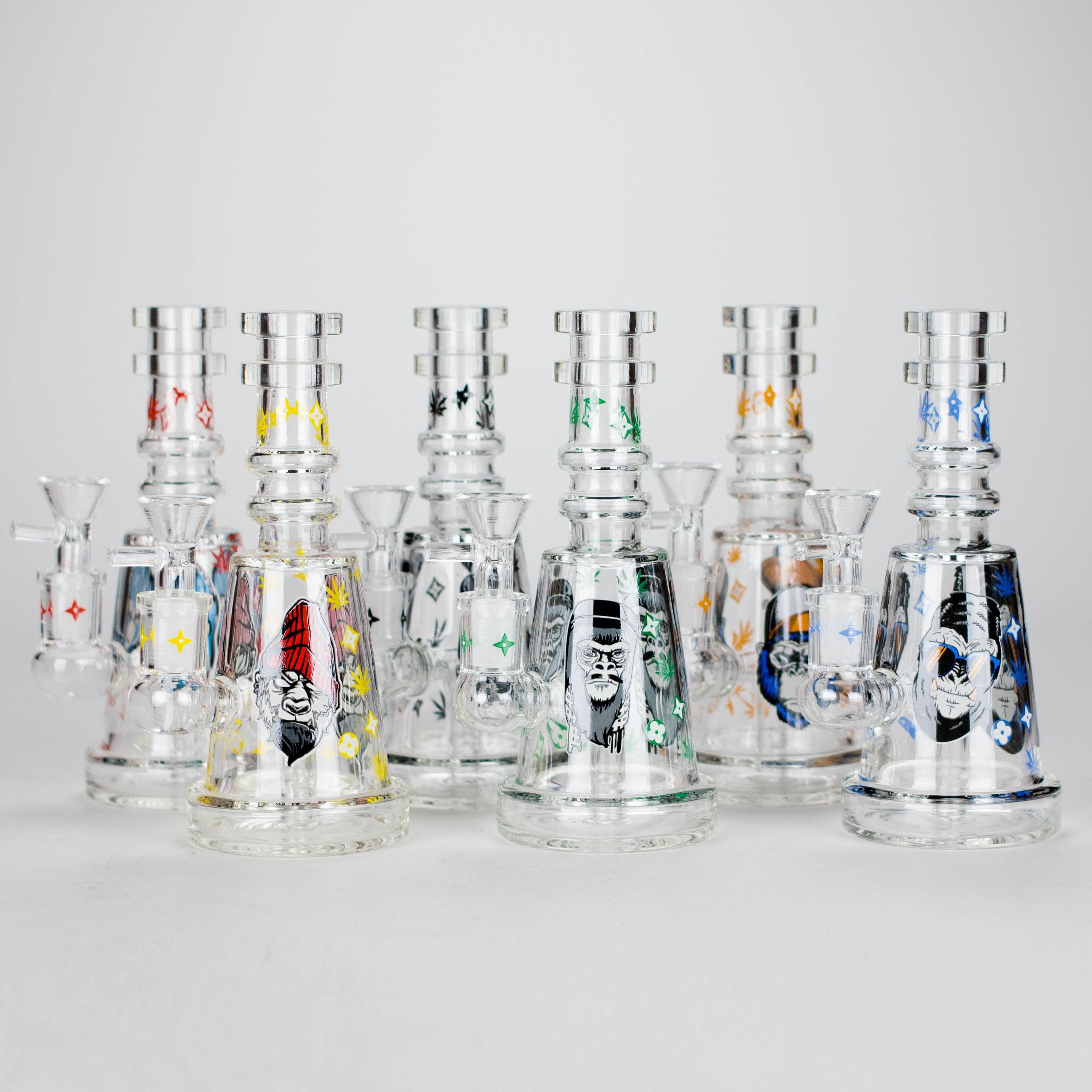 6.5" Gorillux Glow in the dark Glass Bong Secondary image