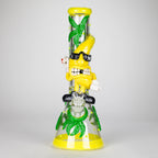 13" Bananabudz Glow in the dark Glass Bong