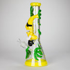 13" Bananabudz Glow in the dark Glass Bong
