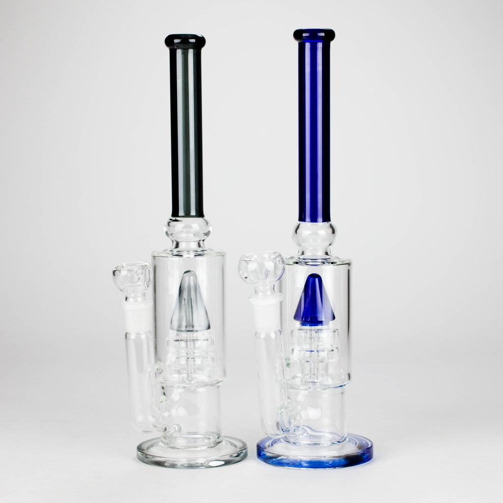 13" Sawar T Glass Water Pipe – Precision Filtration with Sleek Design