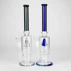 13" Sawar T Glass Water Pipe – Precision Filtration with Sleek Design