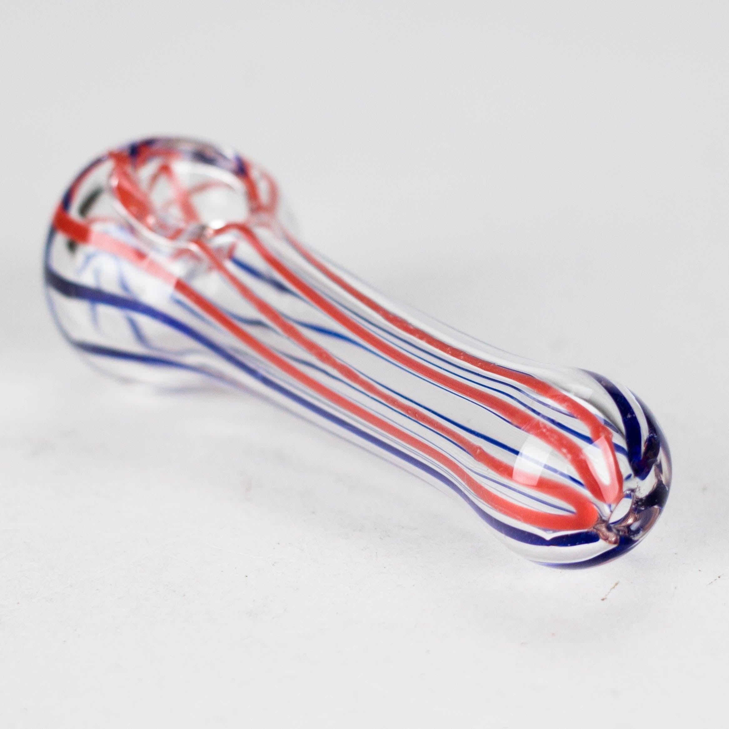 4.5" Line Soft Glass Handpipe – Colorful, Lightweight & Portable Secondary image