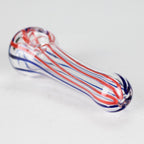 4.5" Line Soft Glass Handpipe – Colorful, Lightweight & Portable