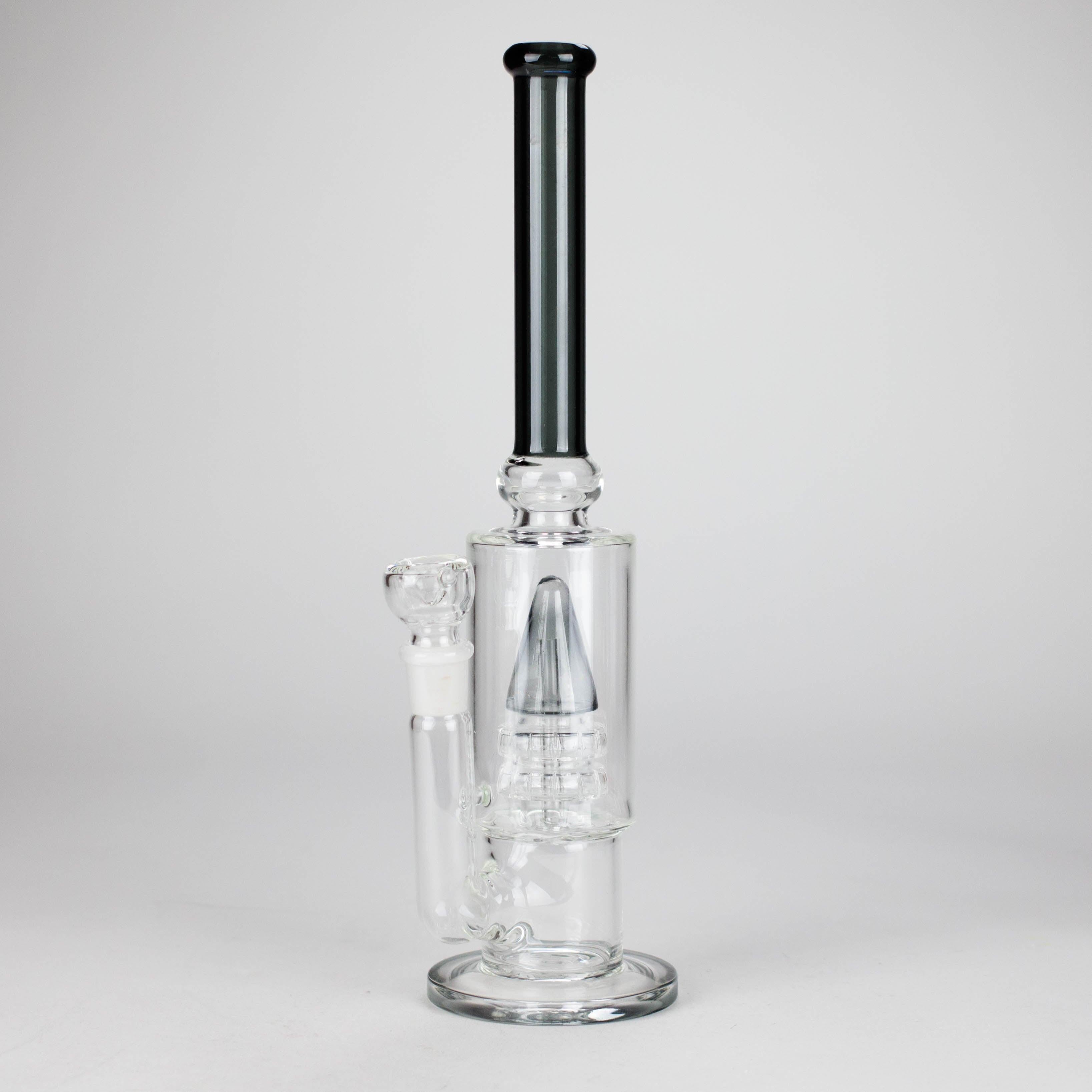 13" Sawar T Glass Water Pipe – Precision Filtration with Sleek Design